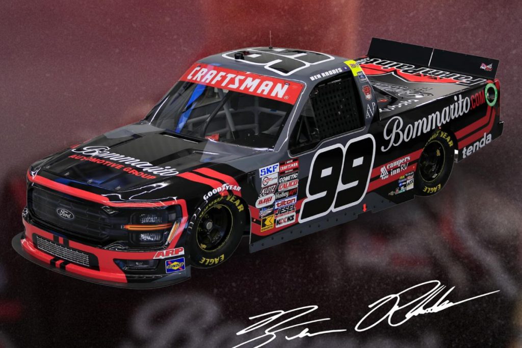 BOMMARITO AUTOMOTIVE GROUP RETURNS TO THORSPORT RACING TO PARTNER WITH BEN RHODES